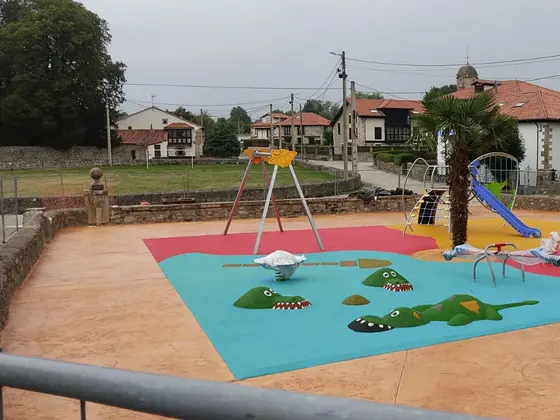 Vista general de un parque infantil