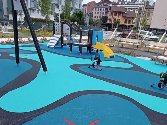 Juegos dibujados en el suelo